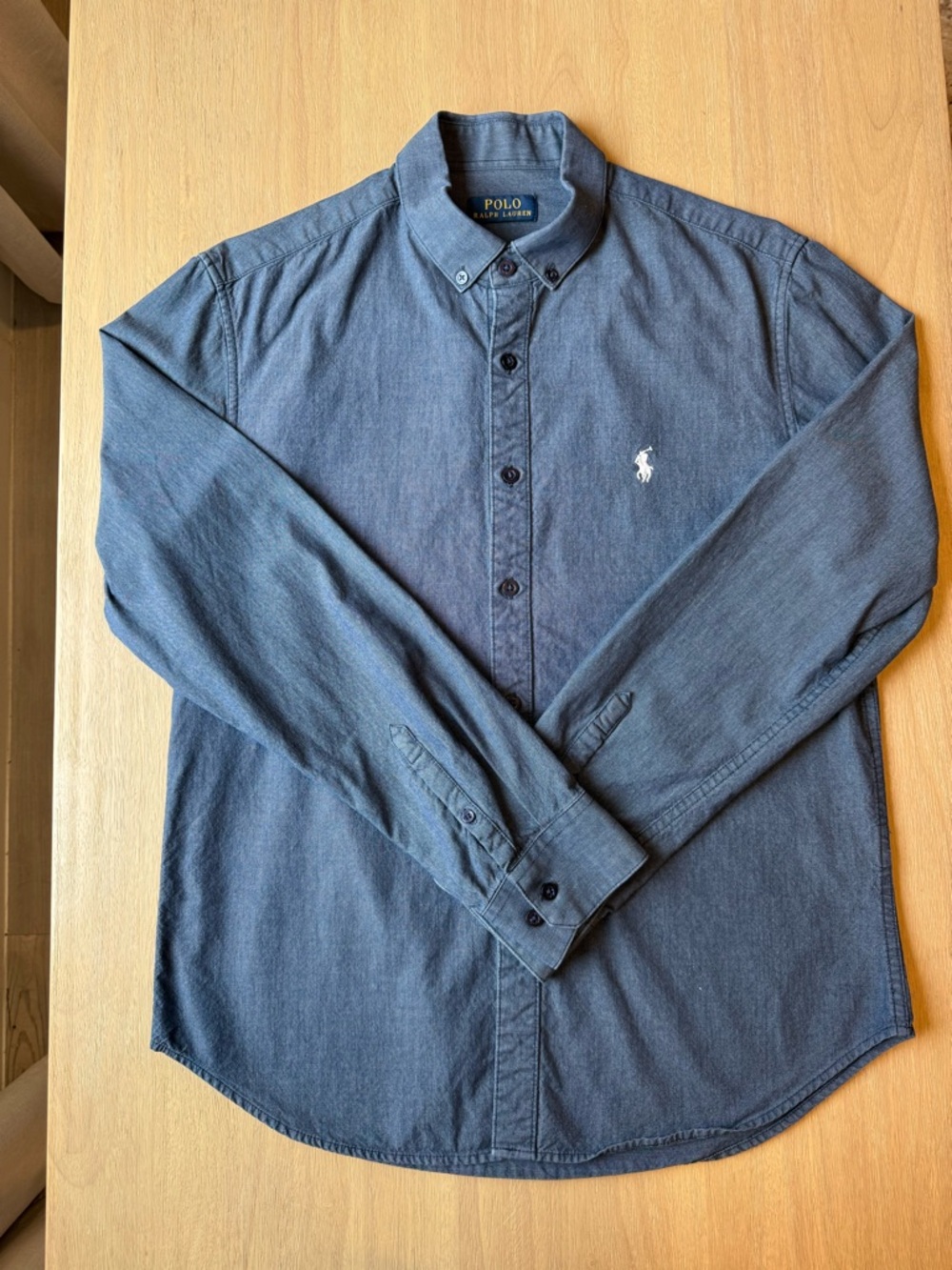 Polo by Ralph Lauren Men's Button-Down Blue Shirt